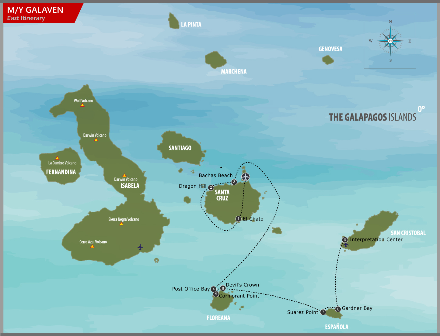 galaven 5b itinerary